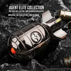 Agent Boy Atomic Bomb Model Toy Gun, Alloy Missile Launcher, Stress Relief Gyroscope, Nuclear Bomb Kids Toy, Fun Educational Gift