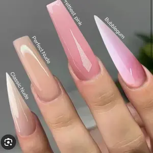 V Beauty Pure Acrylic Powder for nails 1.5oz each color- 4 colors to pick