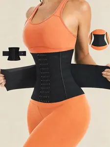 Women's High Compression Adjustable Shapewear, Dual Layer Waist Trainer, Abdominal Control, Tummy Control, Sweat Waist Belt, Body Sculpting Gear