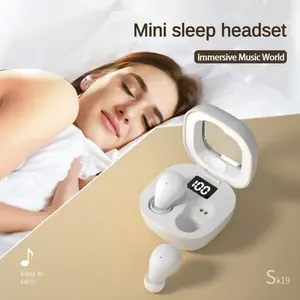 Ultra-small invisible mini wireless Bluetooth earphones, compact and concealed wireless earphones, small ear canal sleep wireless earphones, IPX5 waterproof, fast and stable connection, suitable for work, study, and fitness
