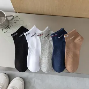 Men's Cotton Sports Ankle Socks Breathable Short Socks for Men 3/5/10 Pairs