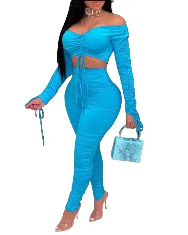 Long Sleeve Top Trousers Set Casual Clothing