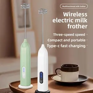 Egg Beater Electric Milk Foamer Coffee Stirrer Household Handheld Milk Whip Wireless Foamer Foamer