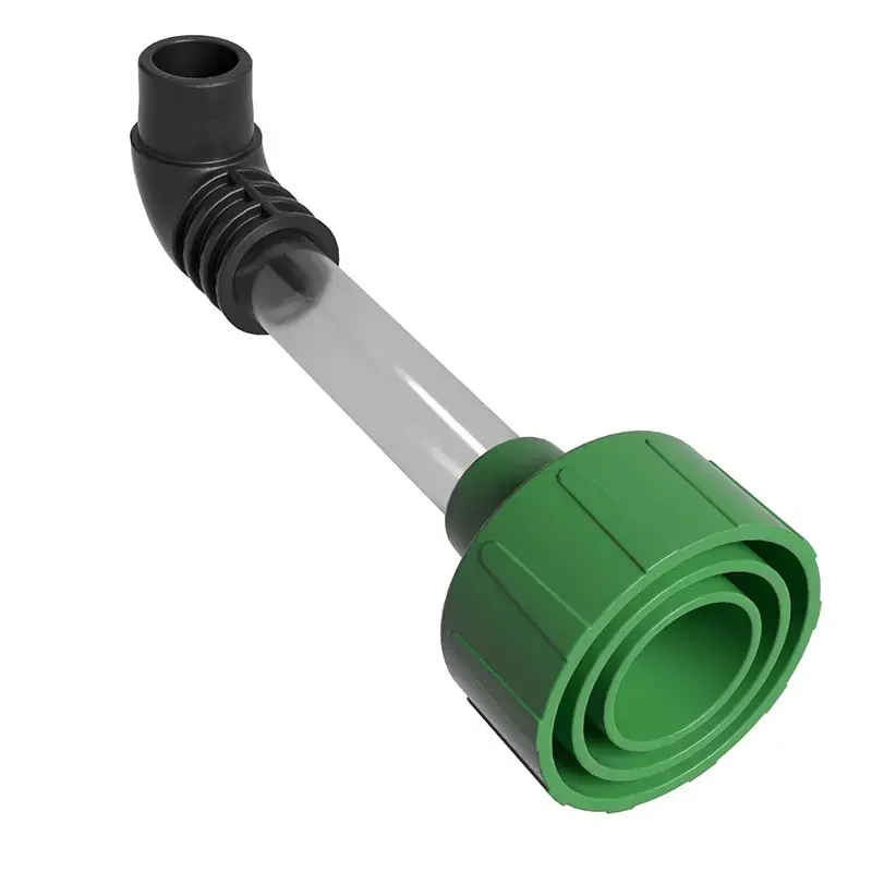 AC Drain Line Cleaner Adapter, Evacuates & Unclogs AC Drain Lines, HVAC to PVC Universal Fit Unclogger Tool, Clear Visibility Fitting