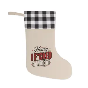 Rustic Christmas stocking