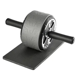 GOGOFIT Ab Rollers Wheel, Exercise Wheel Core Strength Training Abdominal Roller with Pushup Bars, Knee Mat Home Gym Fitness Equipment for Abs Workout