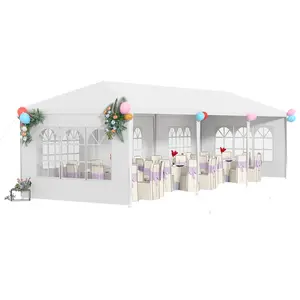10x30 Party Tent Wedding Patio Gazebo Outdoor Carport Canopy Shade with Side 8 Removable Walls _ Patio, Lawn & Garden