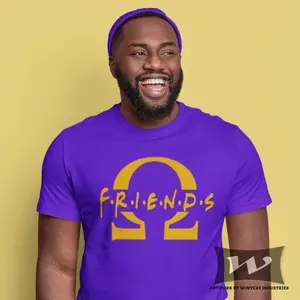 Omega Psi Phi Friends Screenprint T-shirt