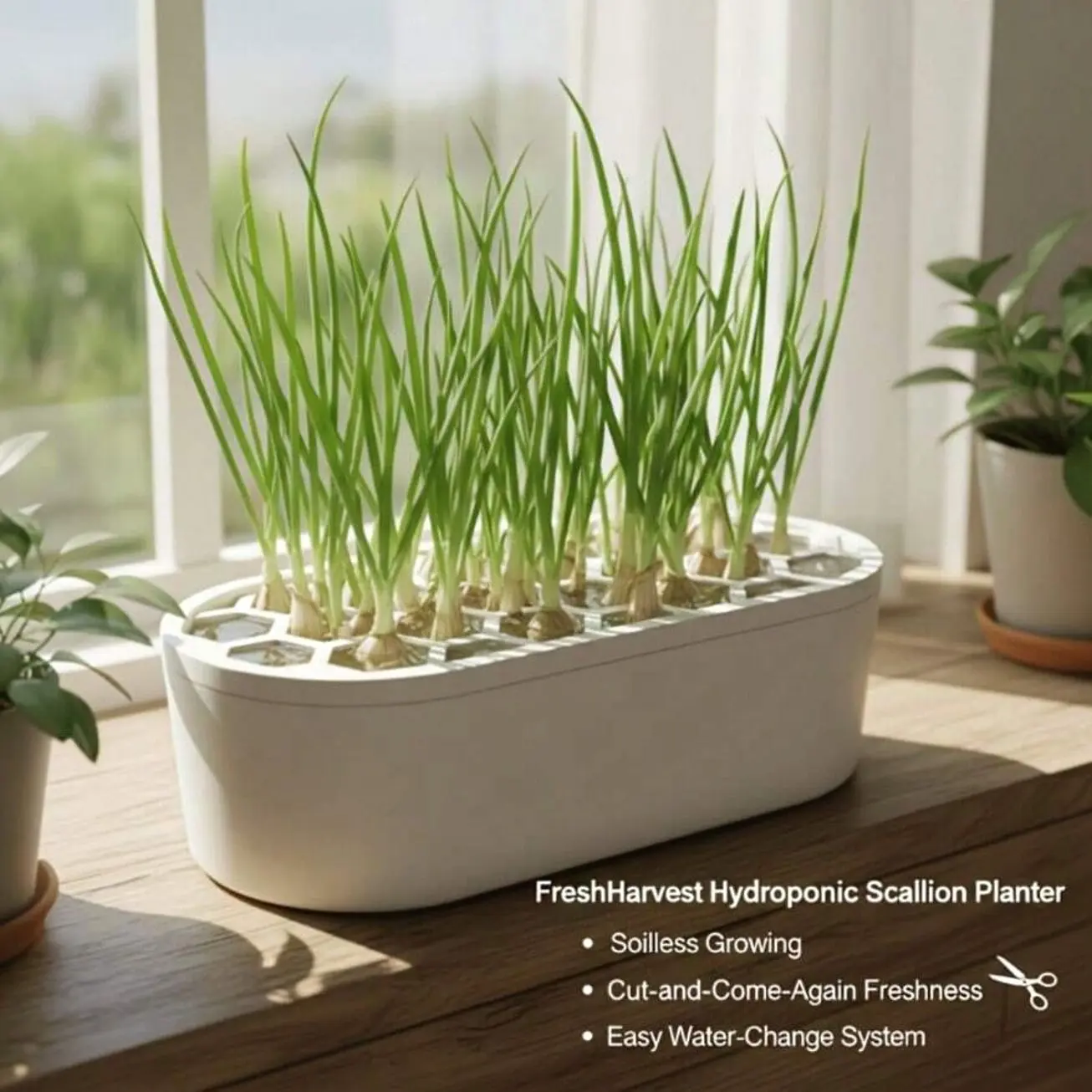 1 Piece/Multi-Functional Hydroponic Onion And Garlic Seedling Pot - No Skills Required, Easily Grow Green Onions At Home