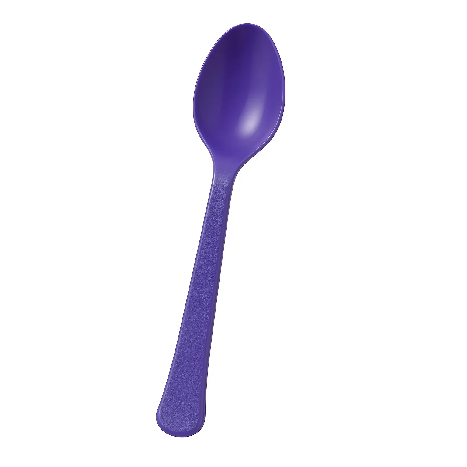 Heavy-Duty Purple Plastic Spoon