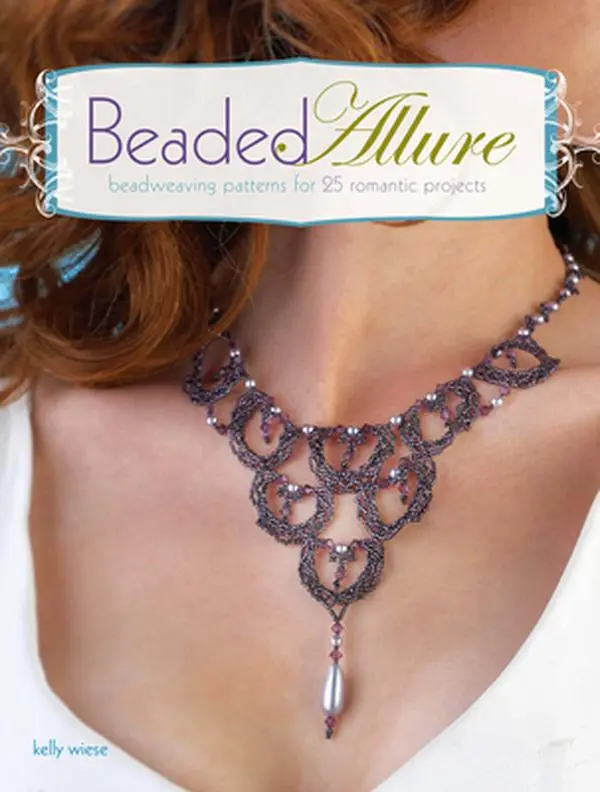 USED Book - Beaded Allure: Beadweaving Patterns for 25 Romantic Projects by Kelly Wiese (Paperback) - english