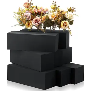 8 Pcs Reusable Floral Foam Blocks Water Weather Resistant Dry Floral Foam for Artificial Flower Arrangements Outdoor Flower Boxes Outside Hanging Planters Wedding Home Decor (9 x 3 x 3")