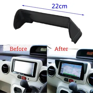 22cm Anti-Glare Car Dash Radio Sun Shield, GPS Shade, Hood Cover for Navigation Devices [TS]