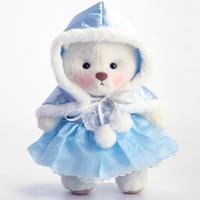 Christmas Blue Ice Princess Dress Bear