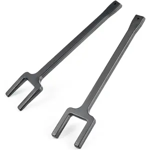 Motor Tech 2 Piece Axle Popper Kit, Inner CV Axle Removal Tool Set for CV Axle Tie Rod and Ball Joint Removal on Front Wheel Drive Cars, Fork and Shim Tool with 14" Long, 2" Opening