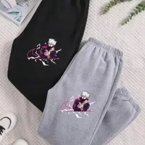 Gojo Satoru Sweatpants Jujutsu Kaisen Anime Sweatpants Unisex Cotton Graphic Casual Sweatpants for Men & Women Best Gift for Fans All Seasons Z0Z6H