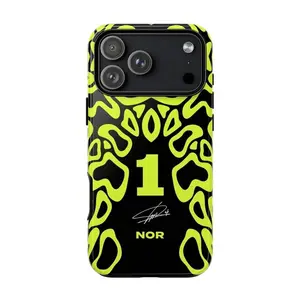 Lando Norris World Champion Phone Case – 2026 Formula Racing No. 1 Aesthetic Cover for iPhone 11/12/13/14/15/16/17, iPhone Air & Samsung S Series