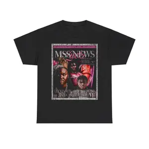 LUCKI NEWS T-Shirt, Singer T-Shirt, Streetwear, Hip Hop Style, High Quality, Sports, Trending Clothing, For Men, For Women, Great Gift, Street Style, Many Colors Size S to XL, Tiktok Shop
