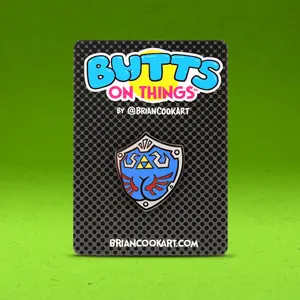 Elf Shield Butt Pin