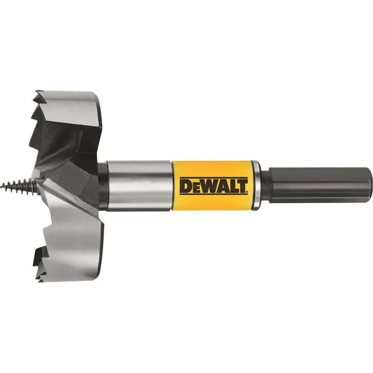 Dewalt  Heavy Duty Self-Feed Wood Bit, 1 in. dia. x 6 in. - Carbon Steel, Bright, 1 in Flute