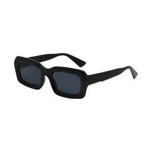 Mad Shade Classic Rectangular Black Sunglasses #59