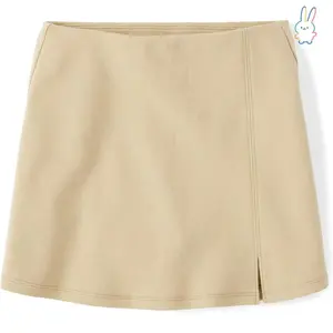 ERT-Girls' Uniform A-line Ponte Skorts