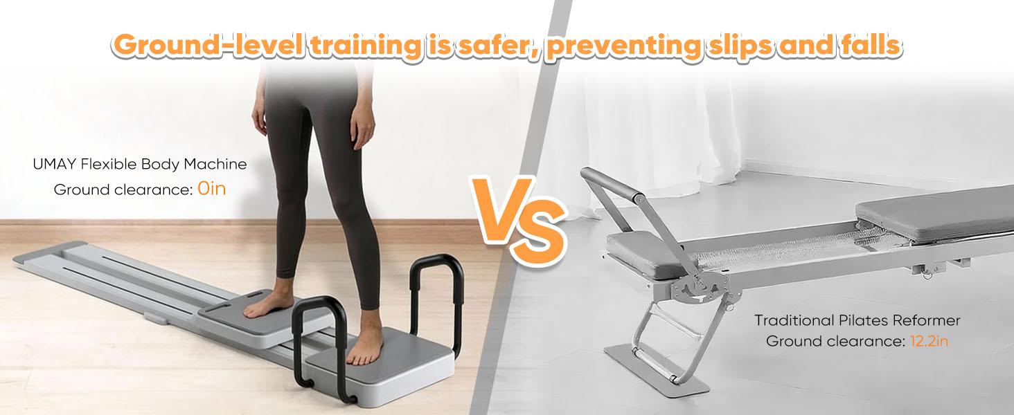 Multifunctional Pilates Reformer, Portable Pilates Reformer Board with 66.9'' Extended Track & 3 Pairs Yoga Sock, Quick Assembly, Pilates Machine for Home Workout Multifunctional Pilates Reformer, Portable Pilates Reformer Board with 66.9'' Extended Track & 3 Pairs Yoga Sock, Quick Assembly, Pilates Machine for Home Workout