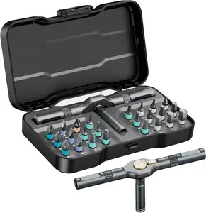 SEESE 24 in 1 Screwdriver Set, Multipurpose Switchable Screwdriver Shape Tool Kit, Compact & Portable Ratchet Screwdriver for Various Home Repairs,Holiday gifts