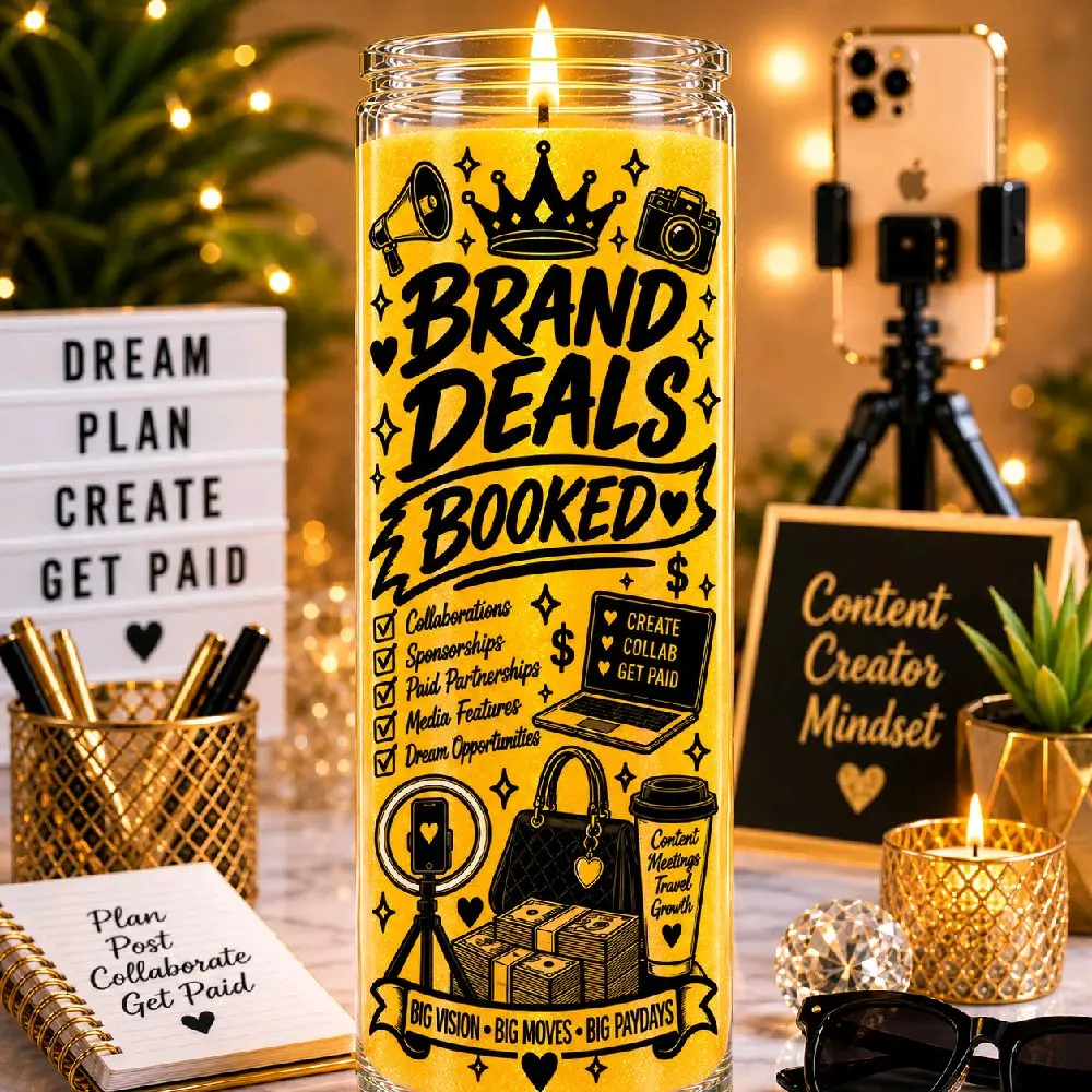 Brand Deal's Booked 8in Tall Candle Unscented