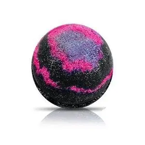 GALAXY Bath Bomb by Soapie Shoppe/ Turns water B L A C K with silver stars!