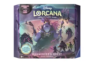 Ravensburger Disney Lorcana TCG: Illumineer's Quest – Deep Trouble | Cooperative Adventure Against Ursula