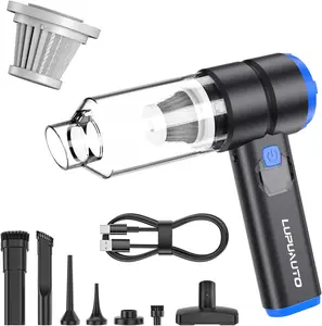 LUPU AUTO   Portable Cordless 20000Pa High Power 4 in 1 Hand Held  with Brushless Motor 5200mAh Battery for  Home Office Pet handheld vacuum Universal Car Vent Dust Cleaning Gel Complete Cleaning Kit with Microfiber Towels Ceramic Coating and Cleaning Set