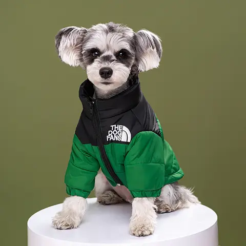 Trendy Brand Medium-Large Dog Cotton Single Jacket - Windblock, Warm Cold Weather Pet Clothing for 3XL, 4XL Canines