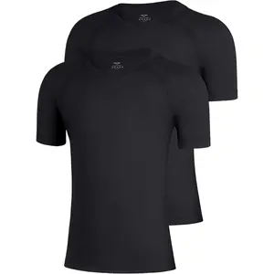 2/3 Pack Boys Compression Shirt Short Sleeve Undershirt Youth Athletic Shirt Basketball Football Base T-Shirt