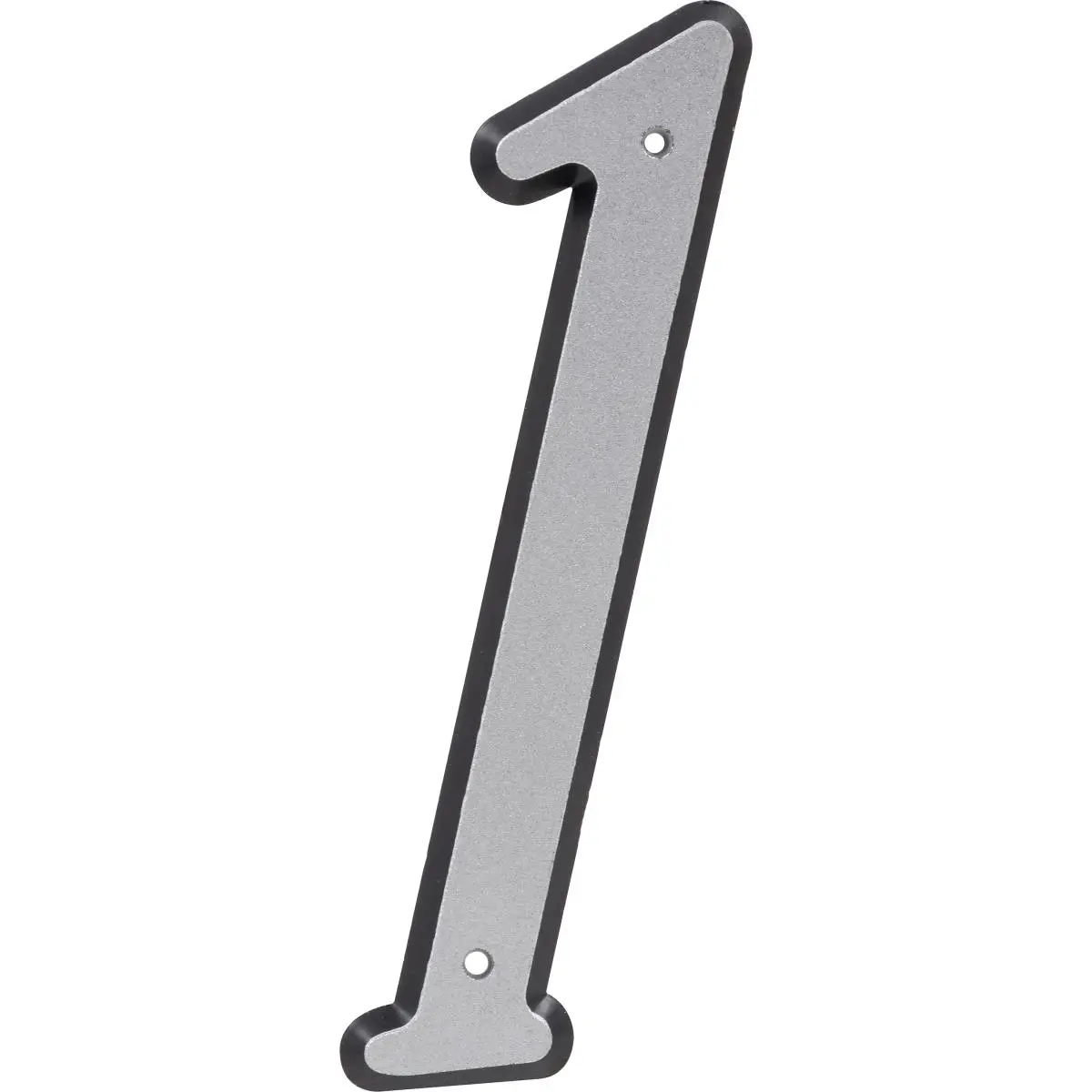 Hillman Group 841598 Simple 4 in. Nail-On Reflective Plastic House Number Sign, Home Decor Nail-On Sign with Reflective Surface