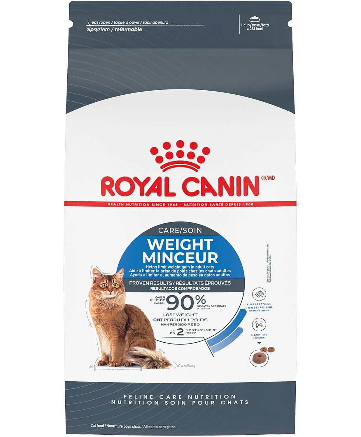 Royal Canin Feline Care Nutrition Weight Care Adult Dry Cat Food, 14 lb Bag