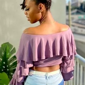 Lavender Waves Top