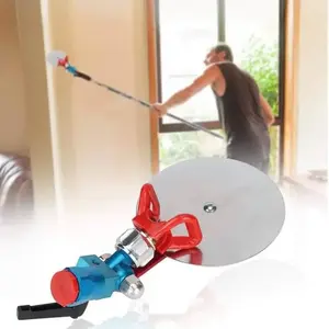 3pcs Freewheeling Disc Spray Guide Accessory Tool, 180-Degree Swivel & Tip Guard, Compatible with All Airless Paint Sprayers