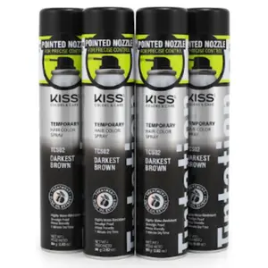 4 Pack Tintation Color Spray TCS02 Darkest Brown