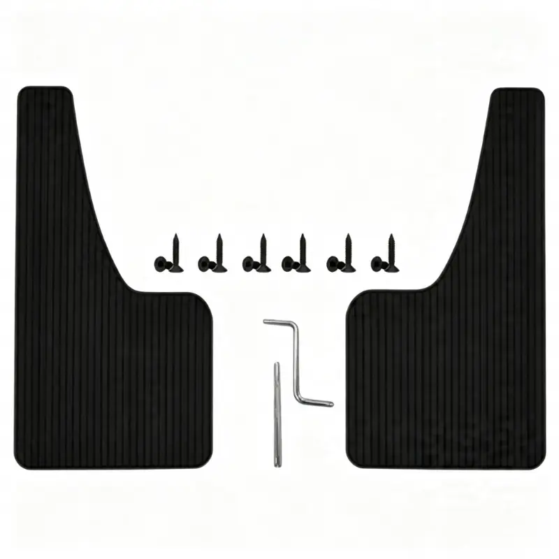 Car Mud Flaps Splash Guards, Universal Fender Mudguard with Hardware Kit Front Rear Set for SUV Truck Sedan, Anti-Mud Water Protection