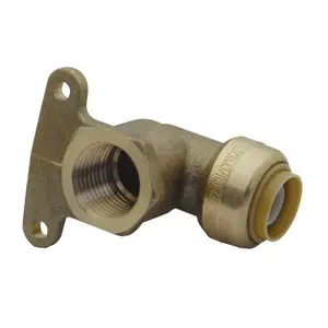 Upgrade Your Plumbing with SharkBite Push-to-Connect 1/2 in. Push x 1/2 in. FPT Brass Elbow