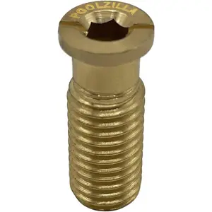 Poolzilla 1-1/2" Extended Brass Screw for Pool Cover Anchor