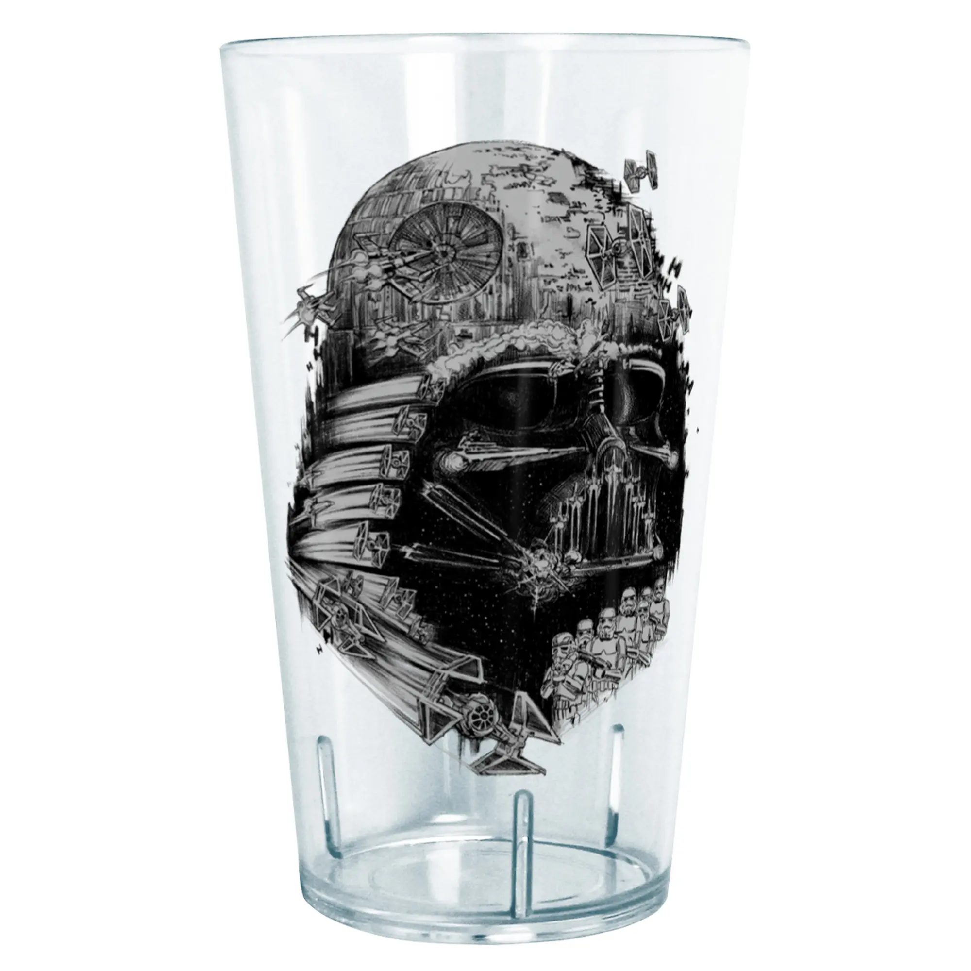Star Wars Darth Vader Graphic Tritan Tumbler, BPA-Free Durable Plastic Drinking Cup