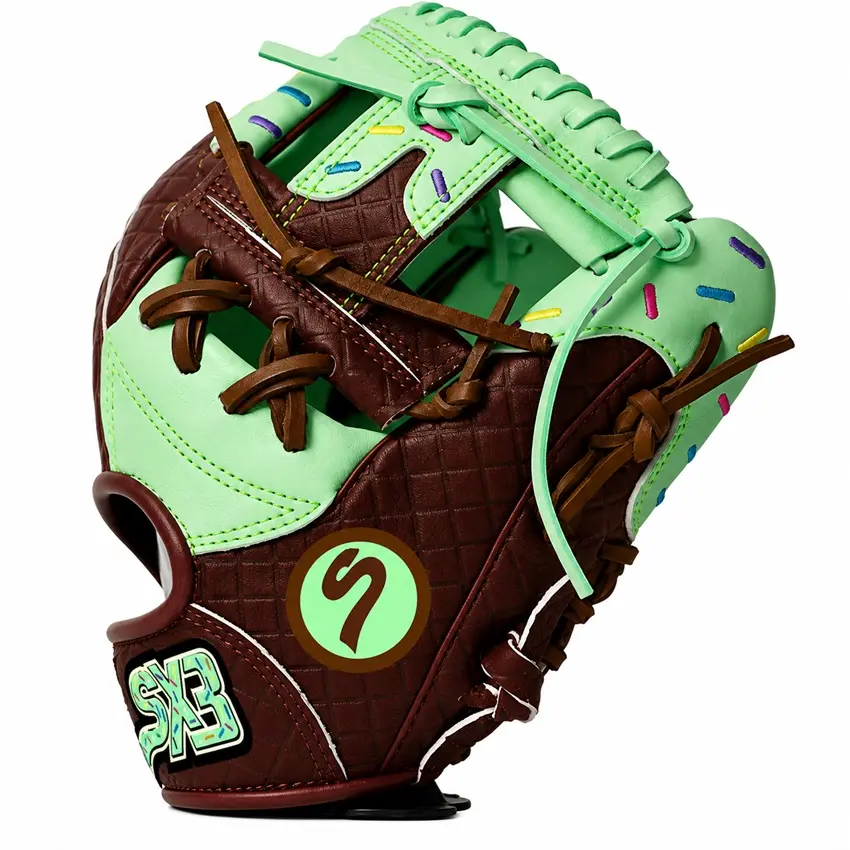 SX3 Pro Series 11.5 Inch Chocolate Mint Baseball Glove – I-Web – US Kip Leather – RHT