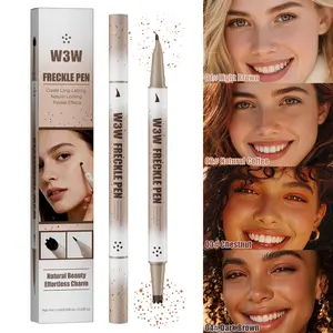 2-in-1 Freckle Pen & Stamp – Natural Looking Faux Freckles, Dual Tip Microblade + Stamp, Long-Lasting, Waterproof, Easy for Beginners
