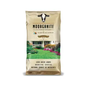 Earth Science Moorganite Lawn/Garden Fertilizers Plant Food, 2500sft Bag
