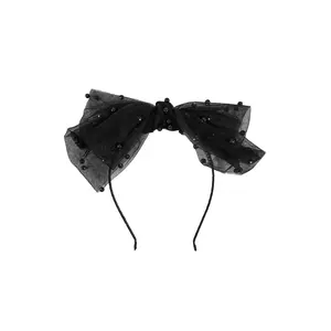 Summer Snow Headband - Black/Black
