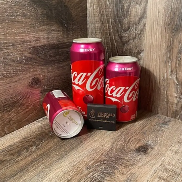 Vineyard Candle Co - Cherry Coca Cola Coke Soy Wax Candle - 7.5, 12, 16oz