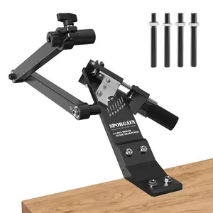 Adjustable Lawn Mower Blade Sharpener – 15° to 45° Angle, Works with Angle Grinder – Fits Left & Right Hand Blades