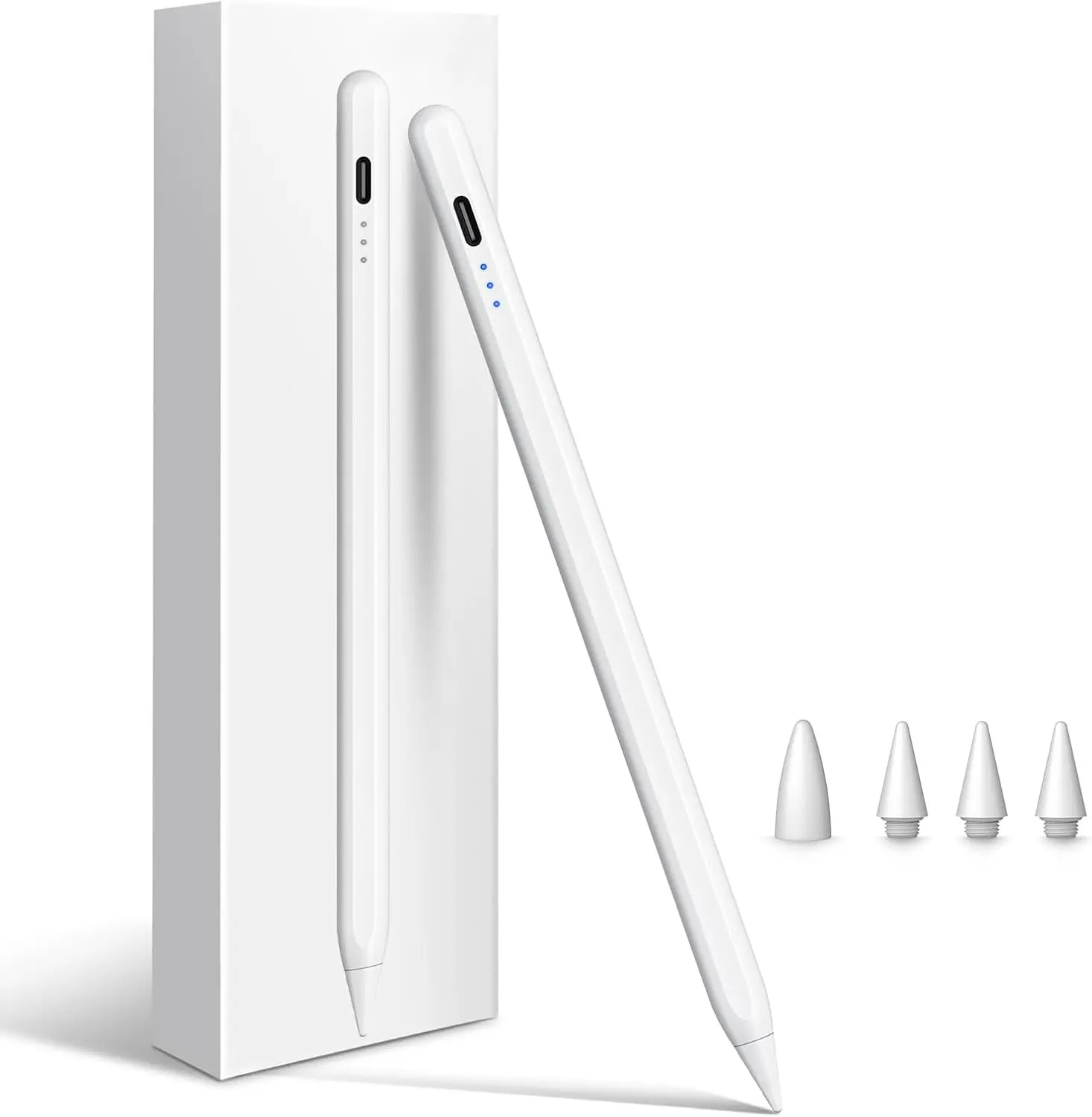 Stylus Pen for iPad 2026-2018 with Faster Charge,Tilt Sensor Pencil Compatible with iPad 10/9/8/7/6,11th A16,Air 11/13 M2/M3/M4,Pro 11/13 M4/M5,Pro 12.9",Air 5/4/3,Mini 7/6/5